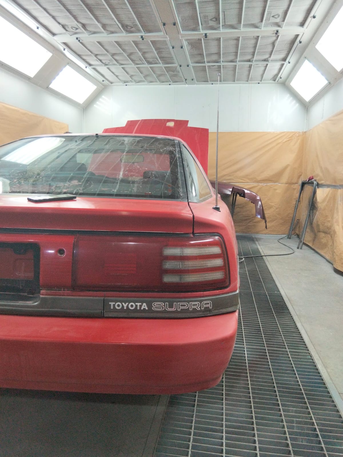 Automotive surface preparation and priming before car paint spraying