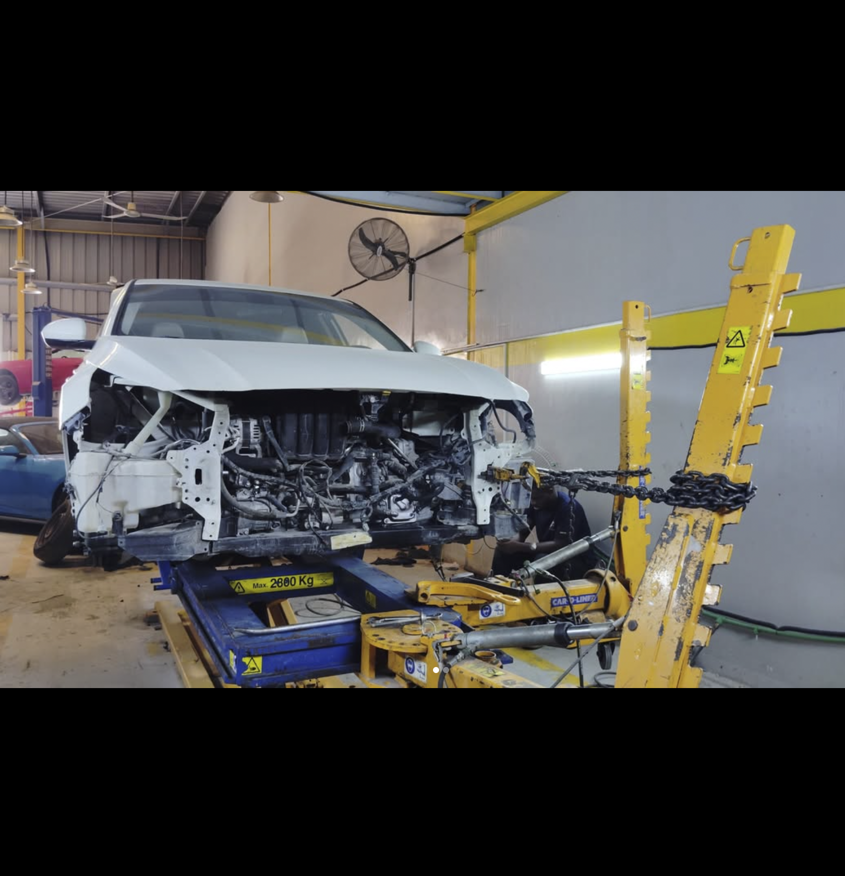 Professional baking oven car painting in Sharjah by Drive Zone Auto Main