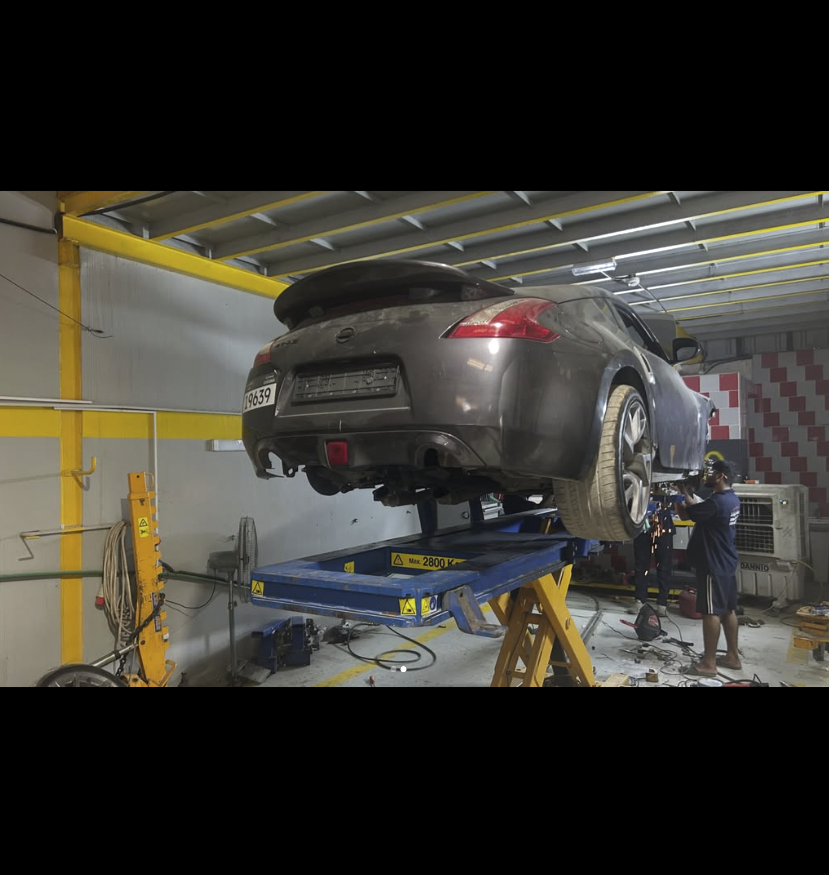 Collision repair finished showroom result Drive Zone Auto Main Sharjah